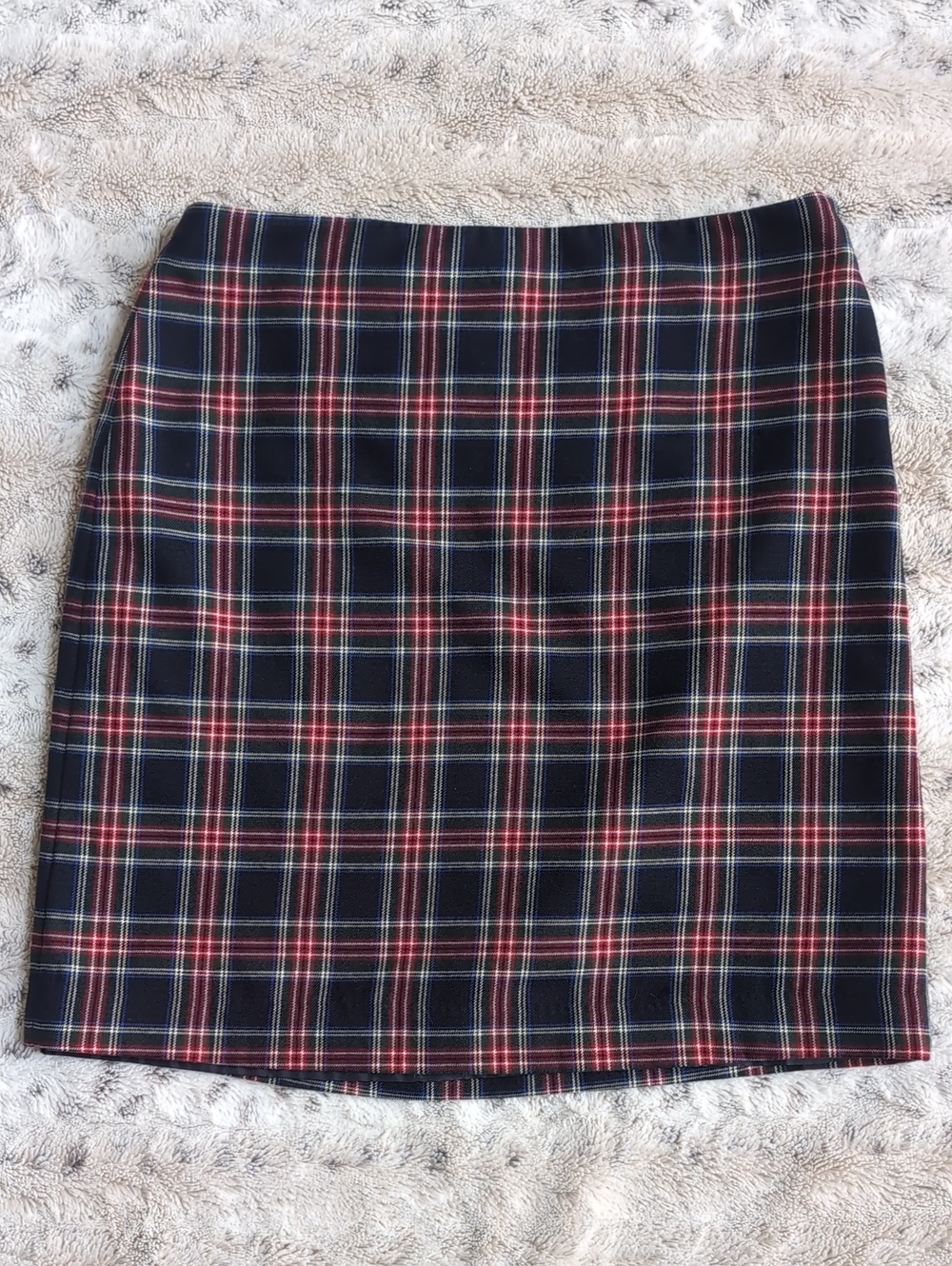 Talbots Petite Classic Tartan Plaid Academia Preppy Skirt